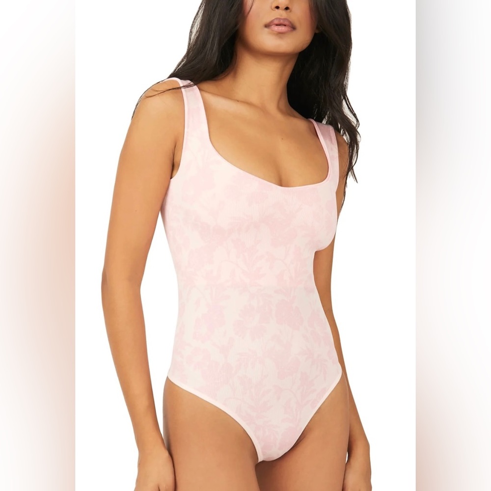 NWT Free People Printed Clean Lines Bodysuit